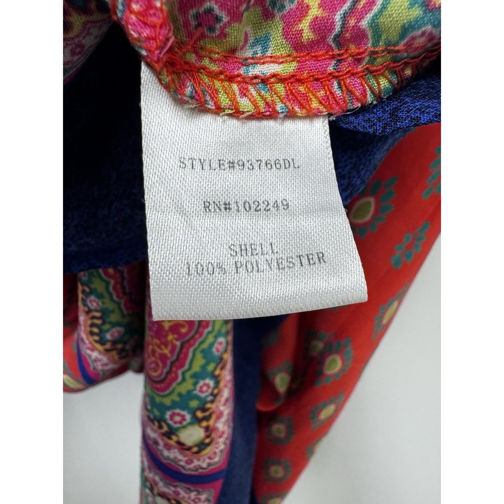Skies Are Blue Boho Slip Dress In Red Size Small Women's - Picture 7 of 7